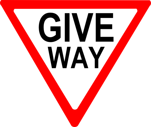 Give Way Sign