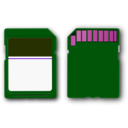 download Sd Card clipart image with 270 hue color