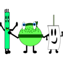 download Mr Chip And Pals clipart image with 90 hue color