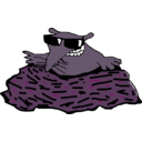 download Lucky Mole clipart image with 270 hue color