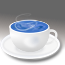 download Coffee clipart image with 180 hue color