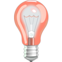 download Light Bulb On clipart image with 315 hue color