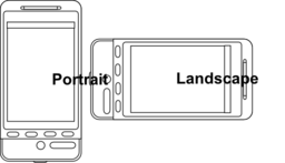 Portrait V Landscape Device Orientation