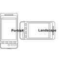Portrait V Landscape Device Orientation