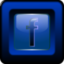 download Logo Facebook clipart image with 180 hue color