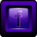 download Logo Facebook clipart image with 225 hue color