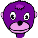 download Drawn Monkey clipart image with 270 hue color