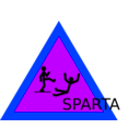 download Caution Sparta clipart image with 225 hue color