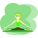 download Fitness Girl clipart image with 45 hue color