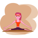 download Fitness Girl clipart image with 315 hue color