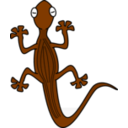 download Gecko clipart image with 315 hue color