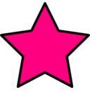 download Yellow Star clipart image with 270 hue color