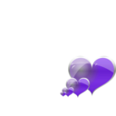 download Heart clipart image with 270 hue color