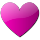 download Heart clipart image with 315 hue color