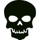 download Skull clipart image with 90 hue color
