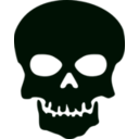 download Skull clipart image with 135 hue color