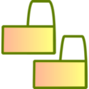 download Tab Breakoff clipart image with 315 hue color