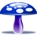 download Mushroom clipart image with 225 hue color