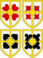 Stylized Shield For Card Faces