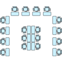 download Classroom Seat Layouts clipart image with 315 hue color