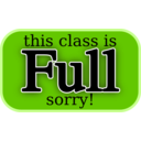 download This Class Is Full Sorry clipart image with 90 hue color