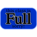 download This Class Is Full Sorry clipart image with 225 hue color