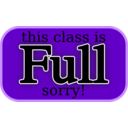 download This Class Is Full Sorry clipart image with 270 hue color