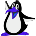 download Penguin clipart image with 225 hue color