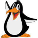 download Penguin clipart image with 0 hue color