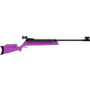 download Air Rifle clipart image with 270 hue color