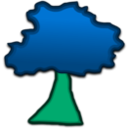 download A Tree clipart image with 135 hue color
