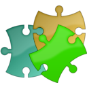 download Puzzle clipart image with 45 hue color