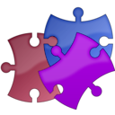 download Puzzle clipart image with 225 hue color