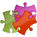 download Puzzle clipart image with 315 hue color