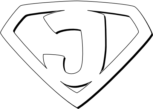 Super Jesus Outline