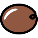 download Plum Icon clipart image with 90 hue color