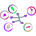 download International Network 3 clipart image with 270 hue color