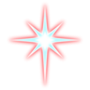 download Star clipart image with 135 hue color