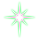 download Star clipart image with 270 hue color