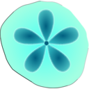 download Sand Dollar clipart image with 315 hue color