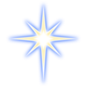 download Star clipart image with 0 hue color