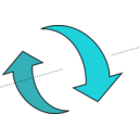 download Spinaround clipart image with 180 hue color