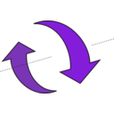 download Spinaround clipart image with 270 hue color