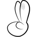 download Peace Mark clipart image with 0 hue color