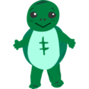 download Turtle Character clipart image with 90 hue color