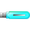 download Usb Flash Drive clipart image with 315 hue color