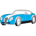 download Sport Car clipart image with 180 hue color