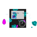 download Birthday Wishes clipart image with 180 hue color