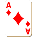 White Deck Ace Of Diamonds