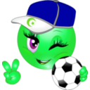 download Algerian Girl Smiley Emoticon clipart image with 90 hue color